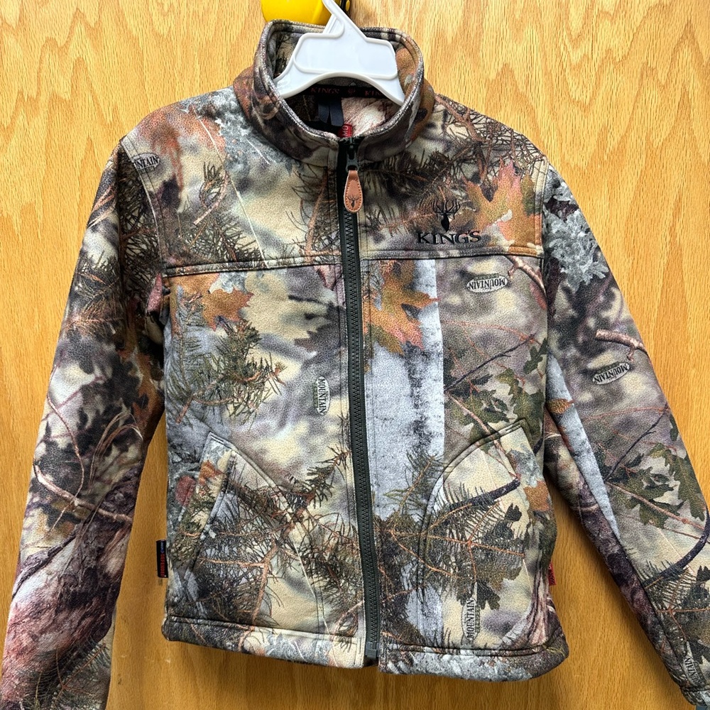 Womens Kings Camo Fleece Jacket Medium